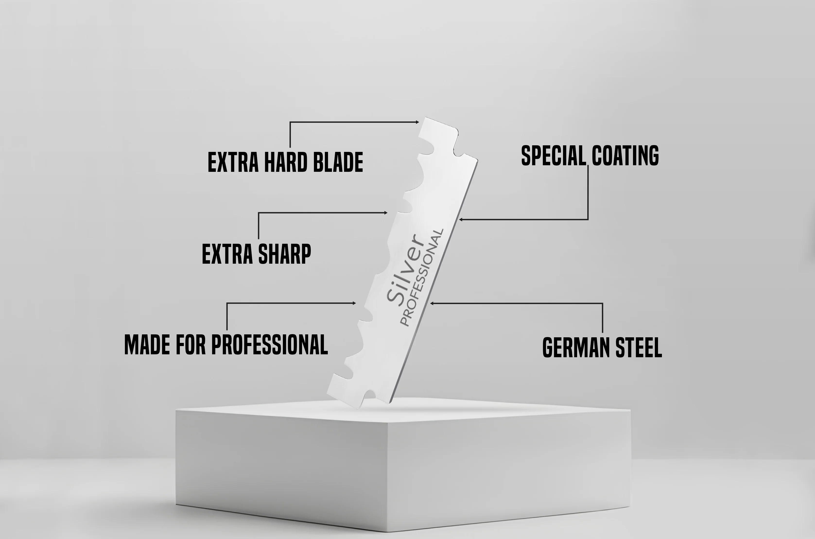 Silver - Single Edge Razor Blades - 100pcs